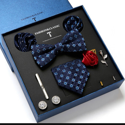 Men's Fashion Tie & Scarf Gift Set