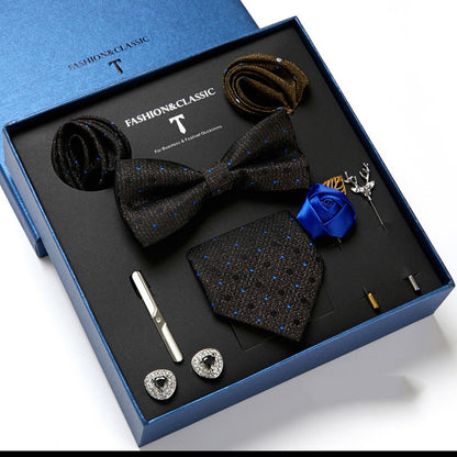 Men's Fashion Tie & Scarf Gift Set