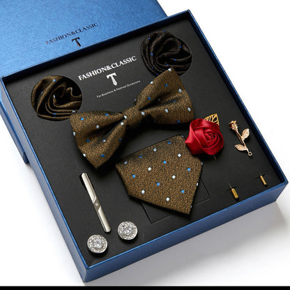 Men's Fashion Tie & Scarf Gift Set