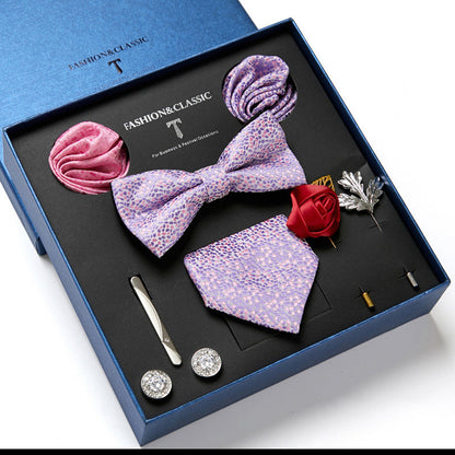 Men's Fashion Tie & Scarf Gift Set