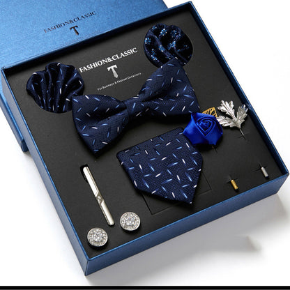 Men's Fashion Tie & Scarf Gift Set