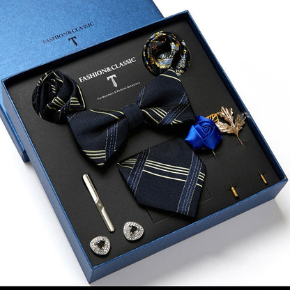 Men's Fashion Tie & Scarf Gift Set