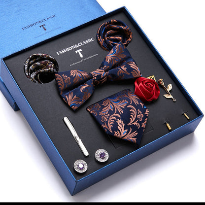 Men's Fashion Tie & Scarf Gift Set