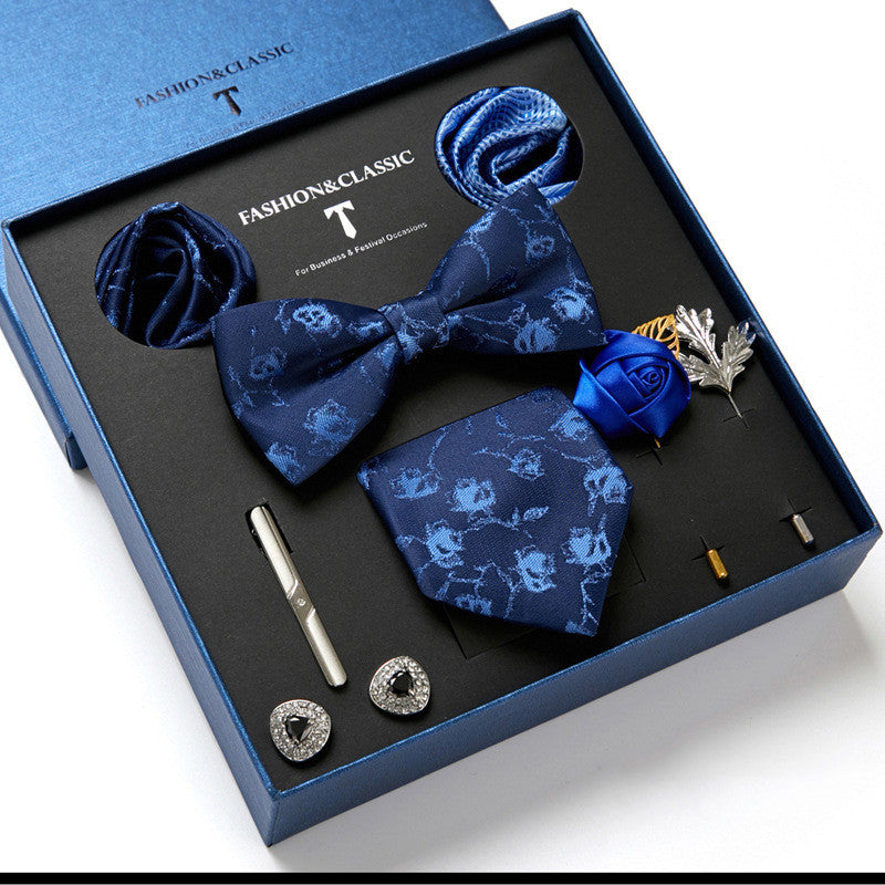 Men's Fashion Tie & Scarf Gift Set