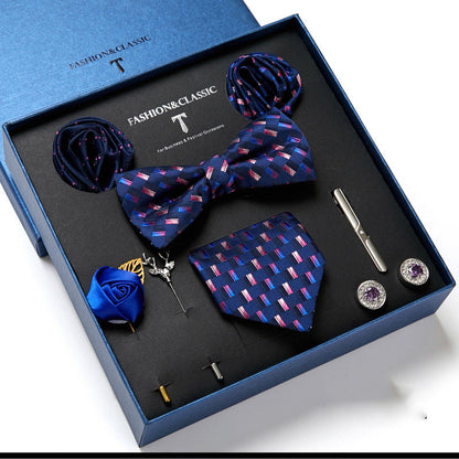 Men's Fashion Tie & Scarf Gift Set