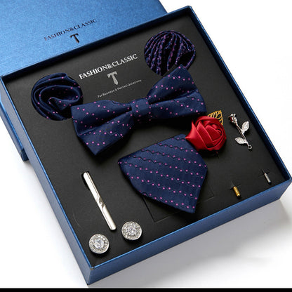 Men's Fashion Tie & Scarf Gift Set