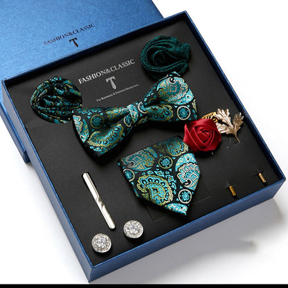 Men's Fashion Tie & Scarf Gift Set