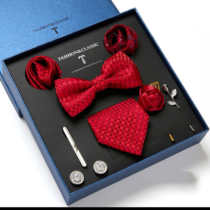 Men's Fashion Tie & Scarf Gift Set