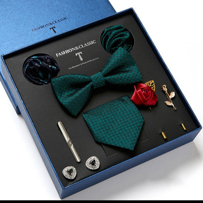 Men's Fashion Tie & Scarf Gift Set