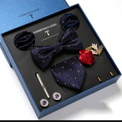 Men's Fashion Tie & Scarf Gift Set