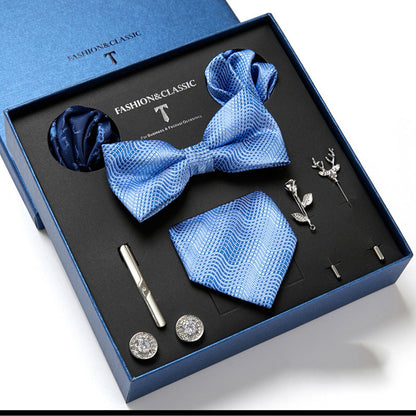 Men's Fashion Tie & Scarf Gift Set