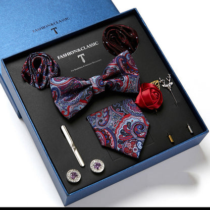 Men's Fashion Tie & Scarf Gift Set