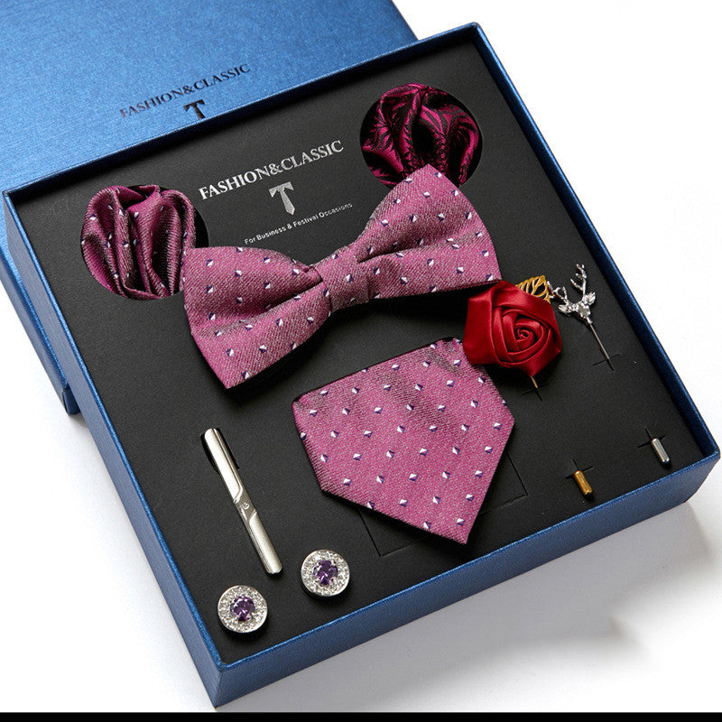 Men's Fashion Tie & Scarf Gift Set