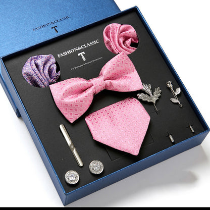 Men's Fashion Tie & Scarf Gift Set