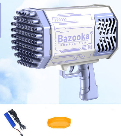 Rocket Bubble Blaster – 69-Hole Automatic Soap Bubble Machine