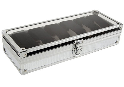 Aluminum Jewelry and Watch Organizer Boxes