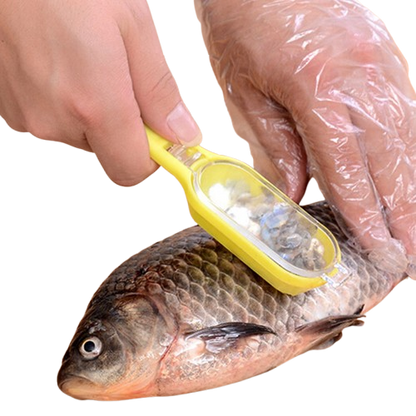 Plastic Kitchen Scale Scraper with Lid