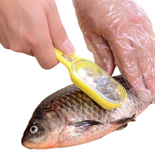 Plastic Kitchen Scale Scraper with Lid