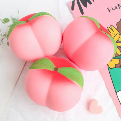 Peach-Shaped Slow Rebound Stress Toy