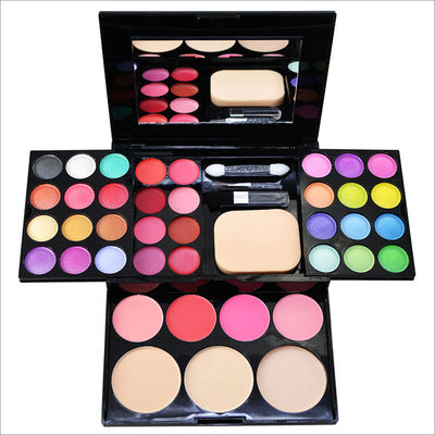 39-Color Makeup Palette: Eyeshadows, Lipsticks, Blush, Powder