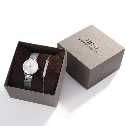 IBSO Women's Thin Mesh Watch Set