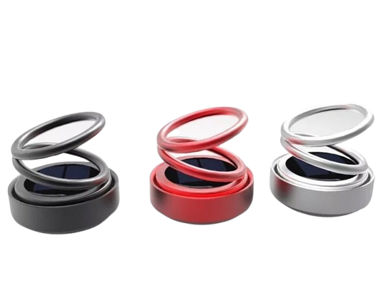 Solar-Powered Rotating Car Air Freshener