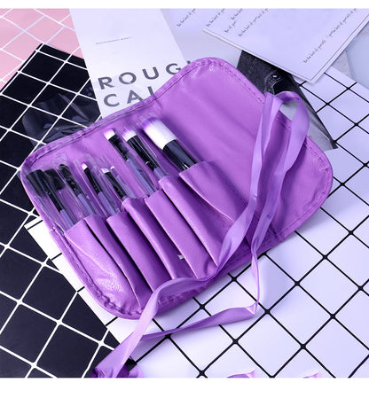 Portable 7-Piece Makeup Brush Set