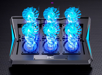Foldable Laptop Cooling Stand with Radiator Design