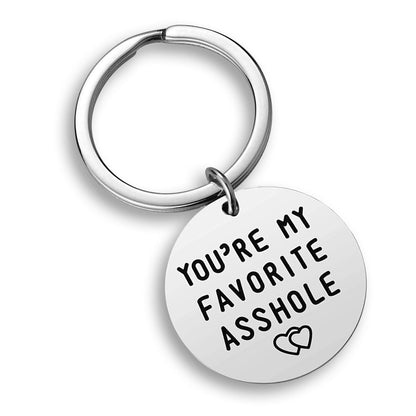 Humorous Keychain Gift for Him