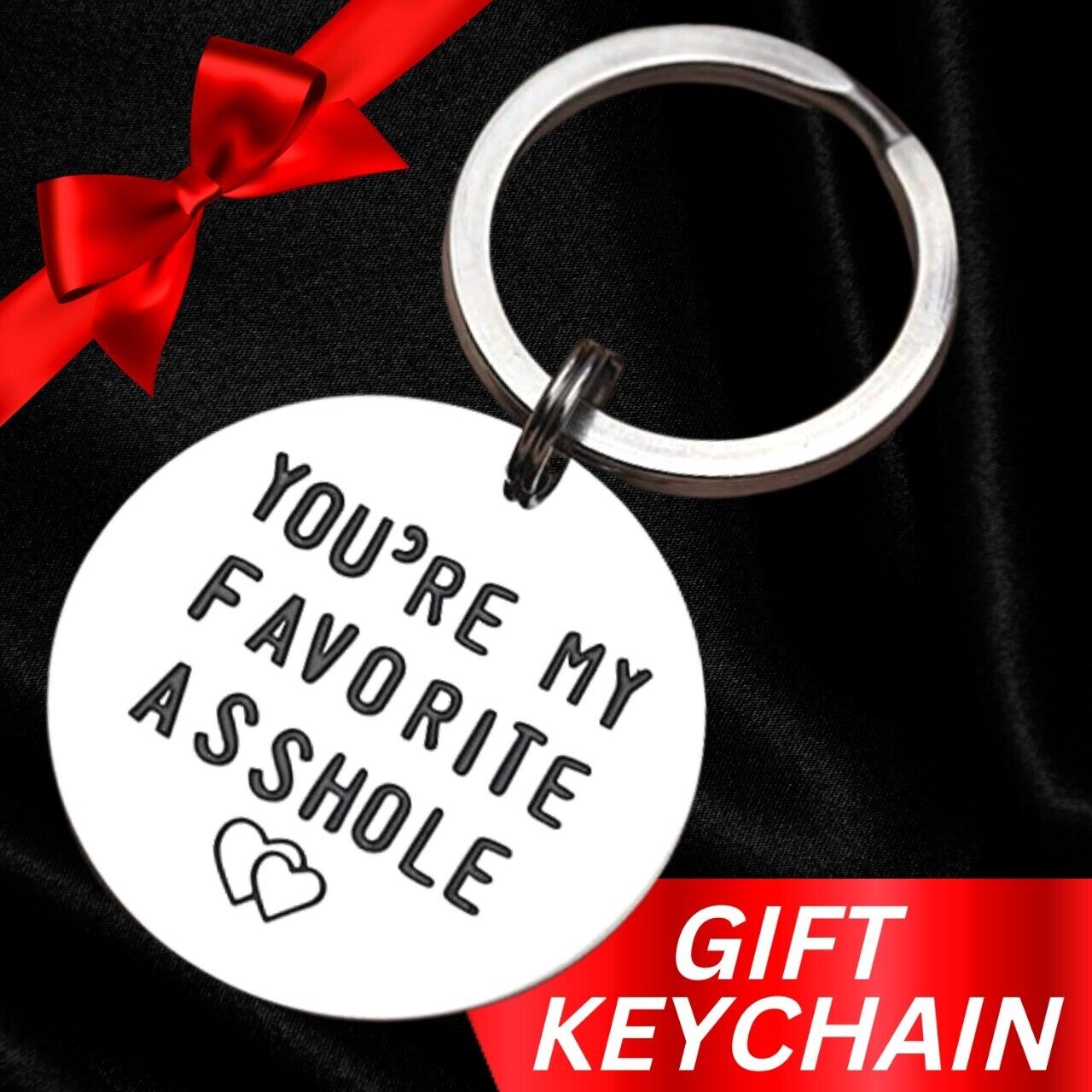 Humorous Keychain Gift for Him