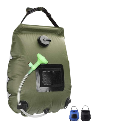 Solar-Powered Outdoor Bath Water Bag – 20L Portable Camping Shower