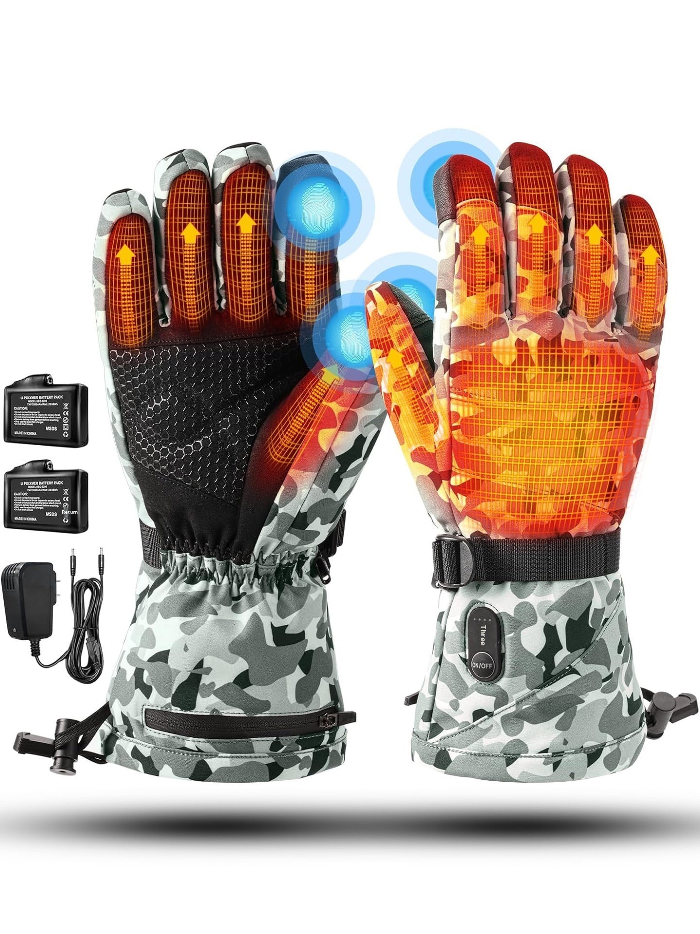 ThermoGoods Heated Ski & Cycling Gloves