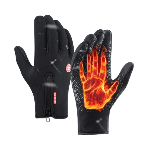 Thermal Sports Gloves – Fleece-Lined, Waterproof & Touch-Enabled