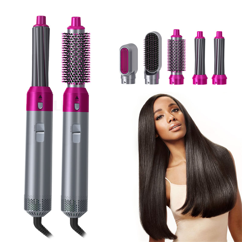 5-in-1 Hot Air Styler: Curl & Straighten