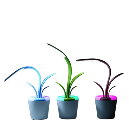 Modern Plant-Shaped LED Desk Lamp