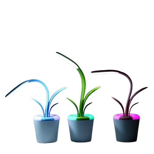 Modern Plant-Shaped LED Desk Lamp