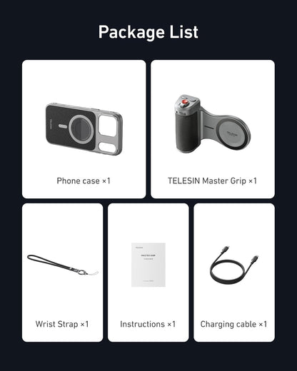 SmartGrip Pro Max – Magnetic Camera Handle & Remote