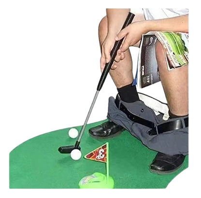 Mini Toilet Golf Set – Fun Leisure Sports Toy