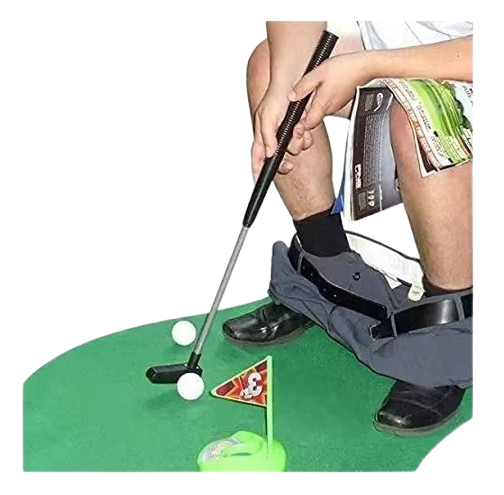 Mini Toilet Golf Set – Fun Leisure Sports Toy