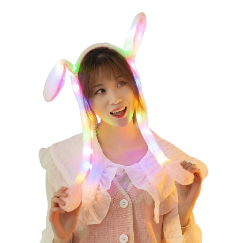 Cute Rabbit Ear Plush Headband – Soft & Adorable Accessory