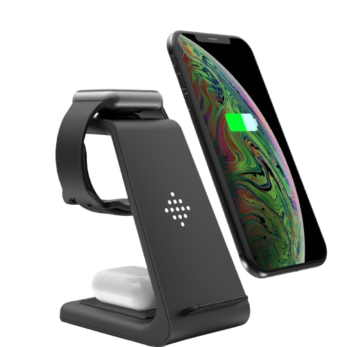3-in-1 Fast Wireless Charging Station
