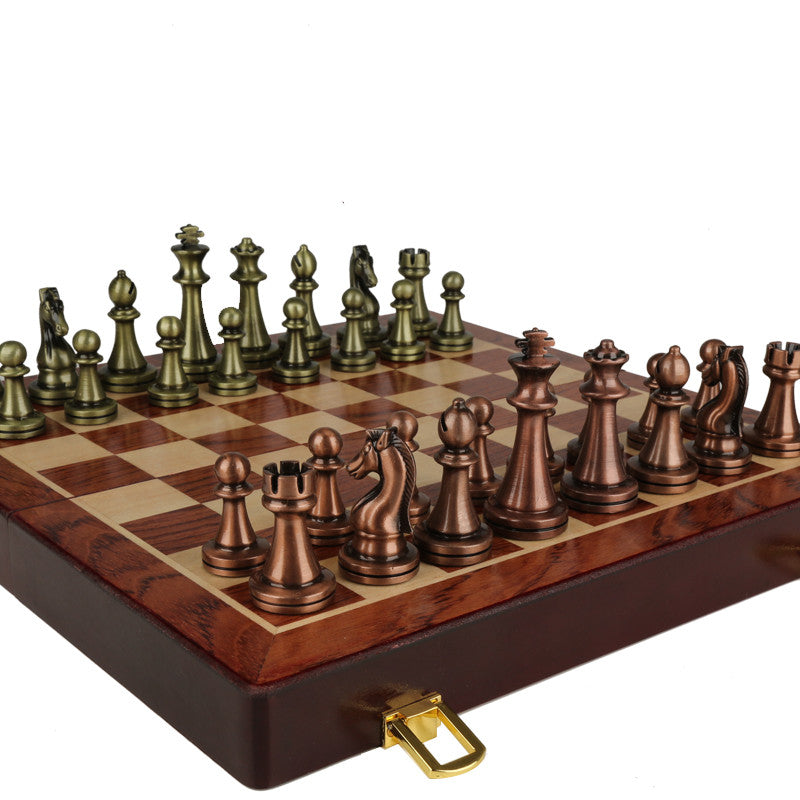 Gold Silver Chess Set: Premium Gift Box