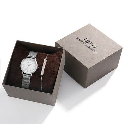 IBSO Women's Thin Mesh Watch Set