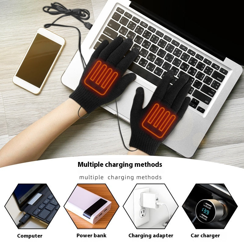 ThermoGoods USB Heated Knit Gloves