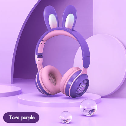 Cute & Bright Rabbit Ear Wireless Headphones