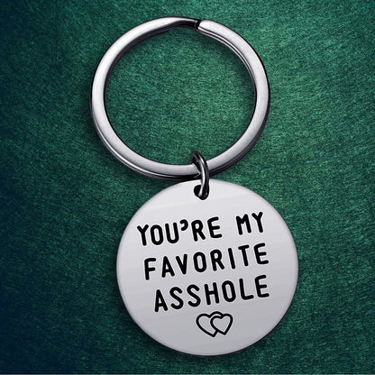 Humorous Keychain Gift for Him