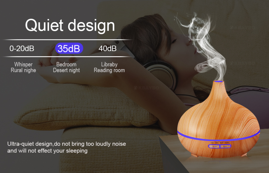 Wood Grain Ultrasonic Aroma Diffuser