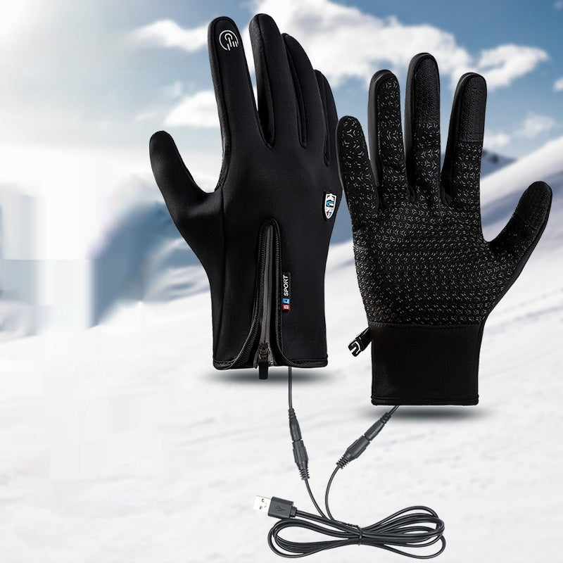 ThermoGoods USB Heated Waterproof Cycling Gloves