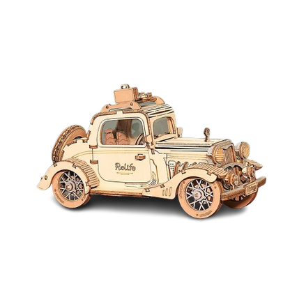Robotime Rolife Vintage Car 3D Wooden Puzzle