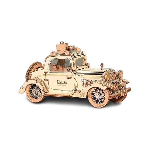 Robotime Rolife Vintage Car 3D Wooden Puzzle